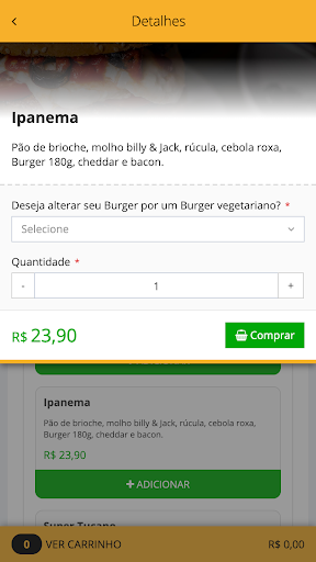Comandante Hamburgueria Screen 3