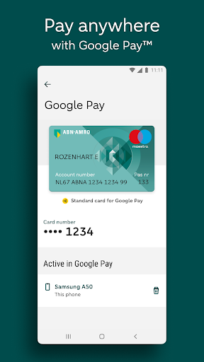 Screenshot of ABN AMRO