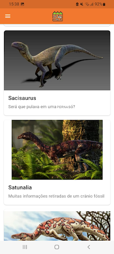 Android application Dinos do Brasil screenshort