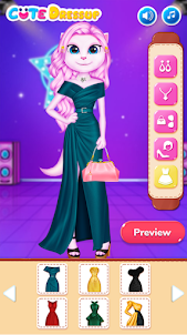 Glamorous Cat Girl Dress-Up