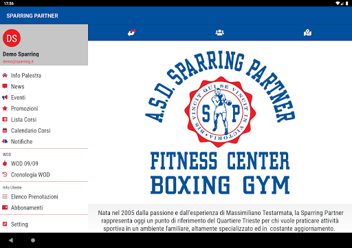 Sparring Partner Screen 3