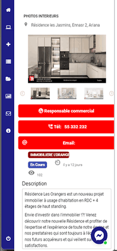 Immobilière lOranger Screen 2