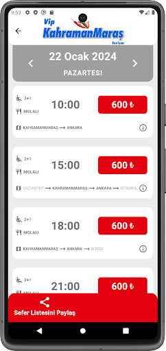 Vip Kahramanmaraş Turizm Screen 3
