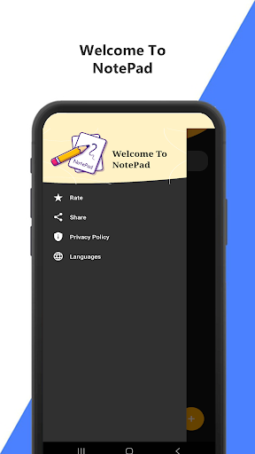 Android application Notepad for Samsung Galaxy screenshort