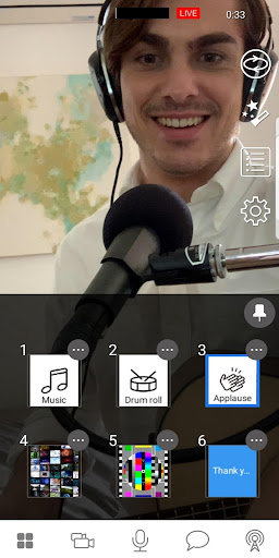 Screenshot of GO:LIVECAST
