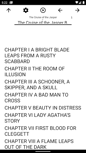 Android application Book, The Cruise of the Jasper screenshort