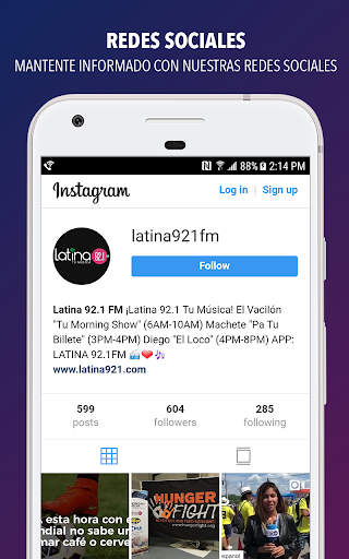 Latina 92.1 FM Screen 3