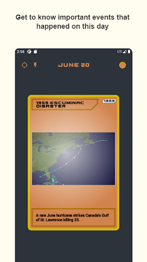 Android application On This Day screenshort