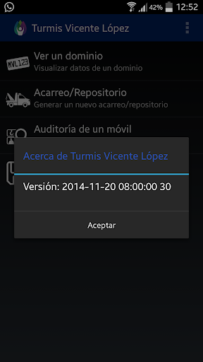 Turmis Mobile Vicente López Screen 2