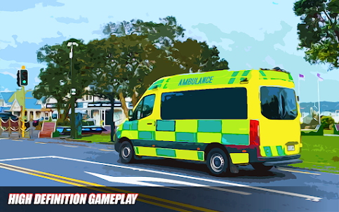 ألعاب محاكاة سيارة إسعاف فان