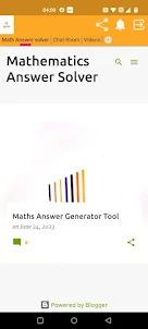 Math Answer Solver :vivid