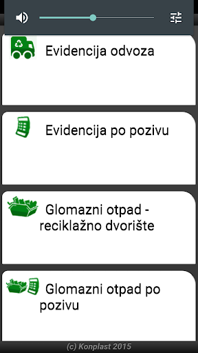 Android application aGkp - komunalna poduzeća screenshort