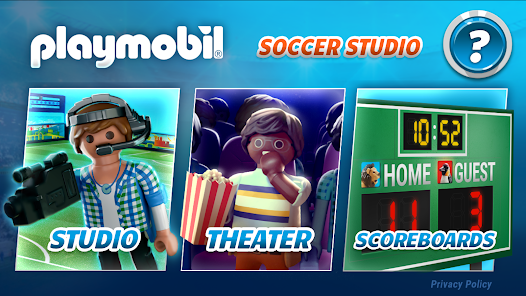 PLAYMOBIL Soccer Studio 1.0 APK + Mod (Unlimited money) إلى عن على ذكري المظهر