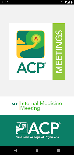 Android application ACP Meetings screenshort