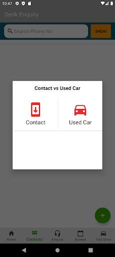 Automobile Enquiry App Screen 3