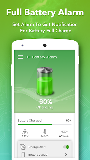 Android application Full Battery Alarm screenshort