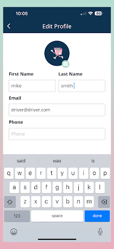 Runnerz Driver Screen 3