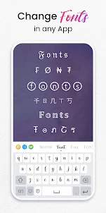 Fonts - Keyboard Font Style