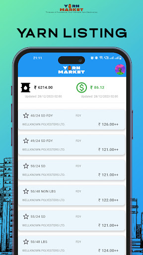 Android application Yarn Market screenshort