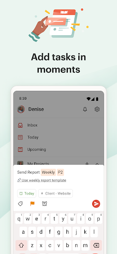 Screenshot of Todoist: Planner & Calendar