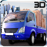 Mini Driver Truck Transport 3D icon