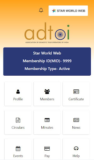 Android application ADTOI screenshort
