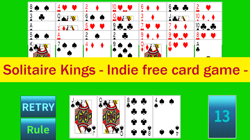 Android application Solitaire Kings: original rule screenshort