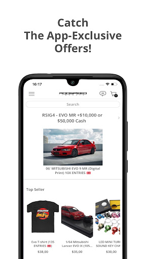 Android application RodSpeed Imports screenshort