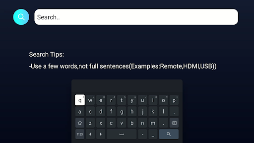 E-Manual Screen 2