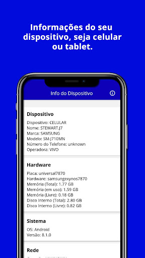 Android application InfoCel - Informações Celular screenshort
