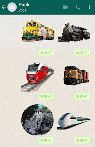 Train Stickers - WAStickerApps