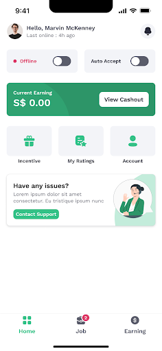 QueueCut Rider Screen 3