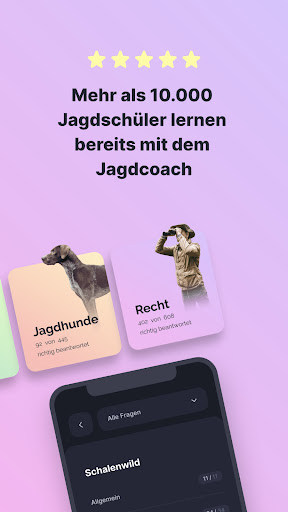 Jagdcoach - Jagdschein App Screen 2