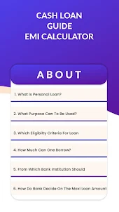 Cash Loan Guide-EMI Calculator