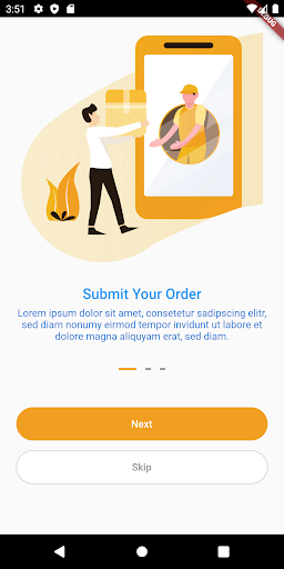 Android application Cargo Pro Flutter screenshort