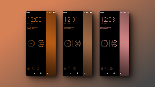 Android application A38 Theme for KLWP screenshort