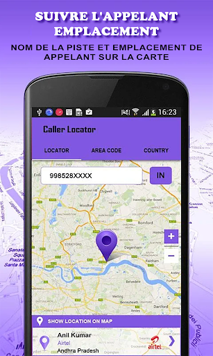 Aperçu de l'application
