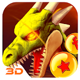 Red Fire Dragon 3D icon