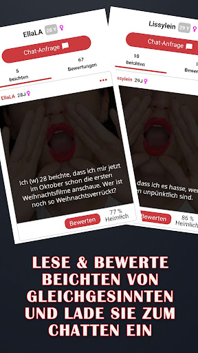 Heimlich -Beichten Chat & Date Screen 2