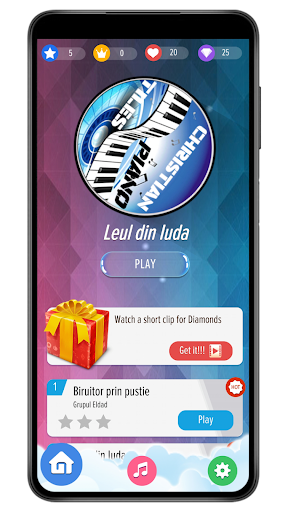 Android application Worship Piano Tiles Romania screenshort