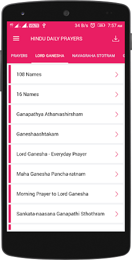 Hindu Daily Prayers Screen 2