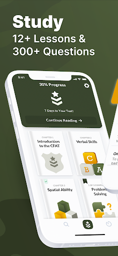 Android application CFAT Practice and Prep 2024 screenshort