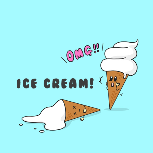 Omg! Ice Cream! Theme logo