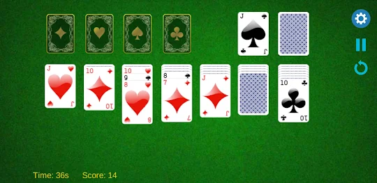 Solitaire Klondike Kartenspiel