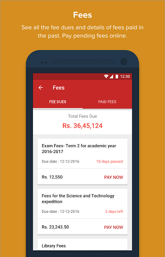 Android application Pride Public School screenshort