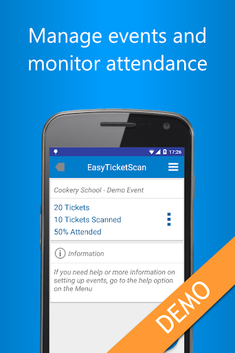 EasyTicketScan - Demo Screen 3