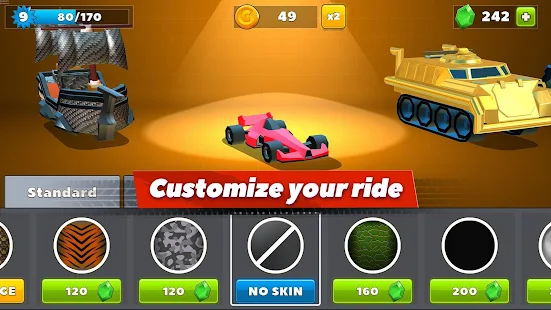 ccrash of cars every thing unlocked