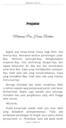 Niat dan Posisi Makmum Screen 3