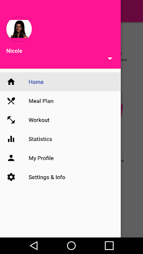 My Virtual Fitness Trainer Screen 2