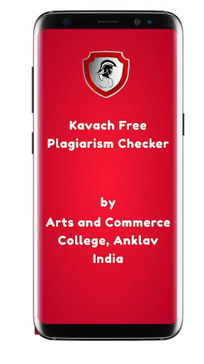Android application Kavach Plagiarism Checker screenshort